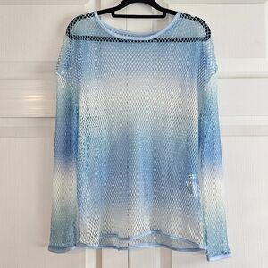 Lutique Gradient Fishnet Long Sleeve